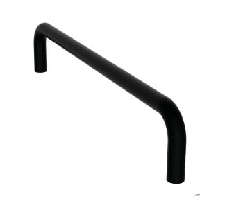 4U Black Rack Panel Handles