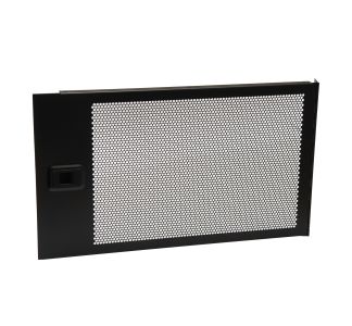6U Hinged Vented Rack Panel with Slam Lock for 3mm Rails