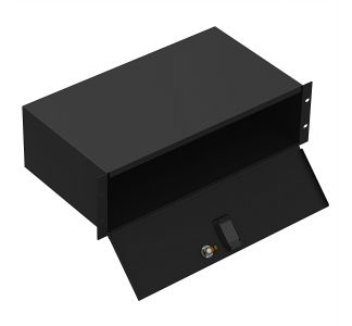 3U Lockable Rack Box with Hinged Door