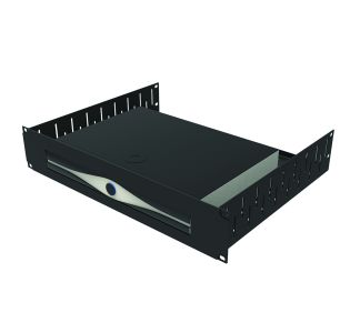 2U Vented Rack Shelf & Magnetic Faceplate For 1 x Sky DRX890 Sky+HD Box