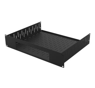 2U Vented Playstation Rack Shelf & Magnetic Faceplate For PS4