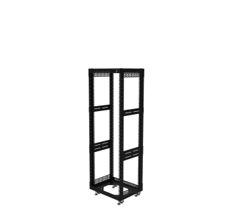 30U Open Tower System with Square Hole Rails – 400mm Deep