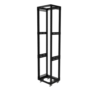 43U Open Tower System with Square Hole Rails – 15 3/4" Deep