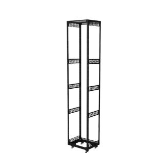 37U Slim Open Tower Rack with 10/32 Rails – 400mm Deep