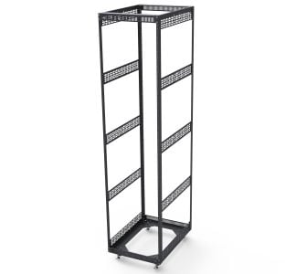 42U Slim Open Tower Rack with 10/32 Rails – 660mm Deep