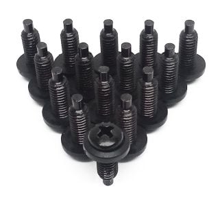 M6 High Point Screw with Attached Plastic Washer