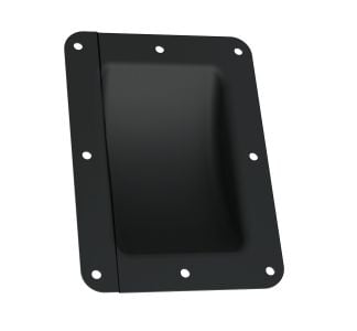 Black Lid Dish for Castors with 18mm Offset