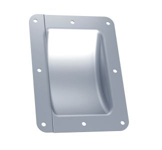Zinc Lid Dish for Castors with 18mm Offset
