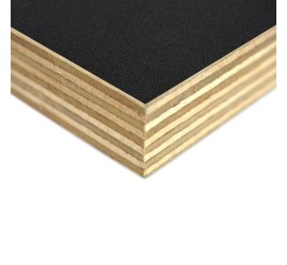 15mm High Quality Birch Wood Panels with Thin Black Laminate on Both Sides