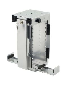Slimline Fixed Silver Bracket with Lock and Key