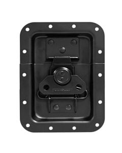 Large Black Butterfly Latch in Deep Dish