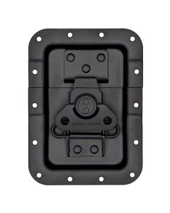 Large Black Recessed Latch in Deep Dish with 27mm Offset