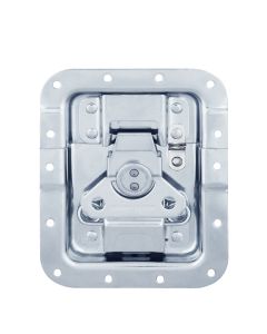 Large Recessed MOL Latch with Padlock Bracket in Deep Short Dish with 27mm Offset
