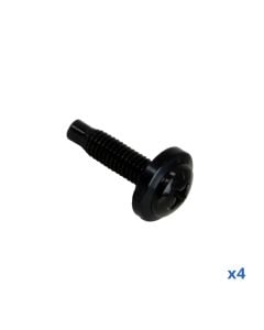 Pack of 4 x M6 High Point Screw with Plastic Washer