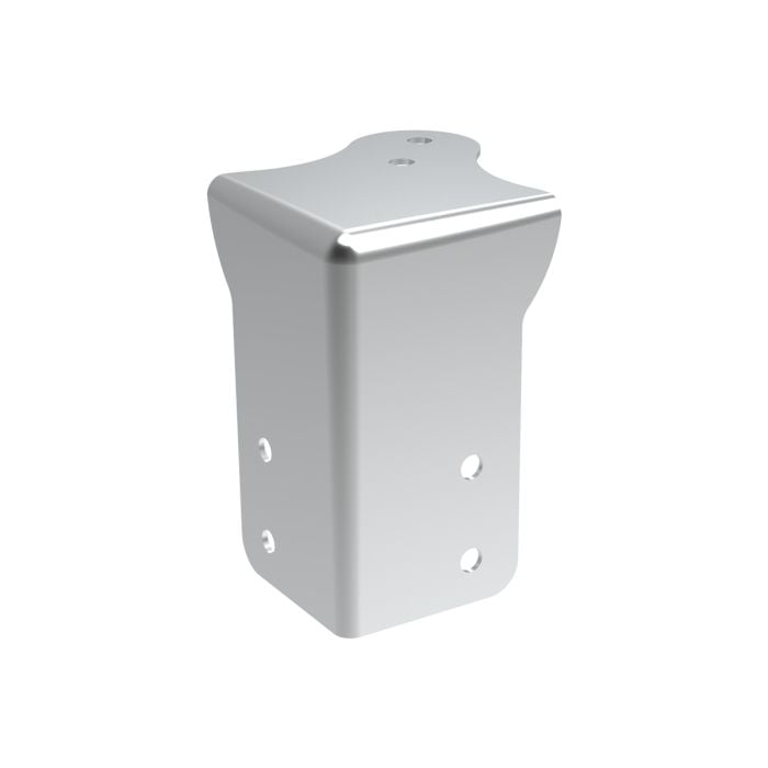 Flat Brace Corners with Tapered Bottom and 3mm Radius_1040 Series