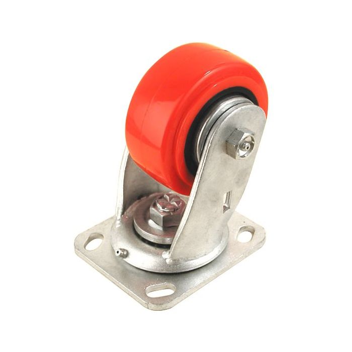 100mm Swivel Heavy Duty Castor with Red Wheel_100mm-swivel-heavy-duty -castor-with-red-wheel_8408hd