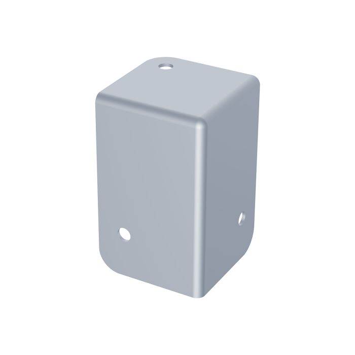 Adam Hall Hardware Mittlere Kugelecke Galvanisiert, Schwarz