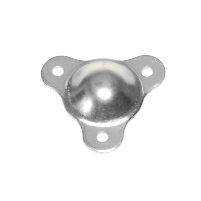 12mm High Zinc Metal Foot with 3 Mounting Holes | Penn Elcom