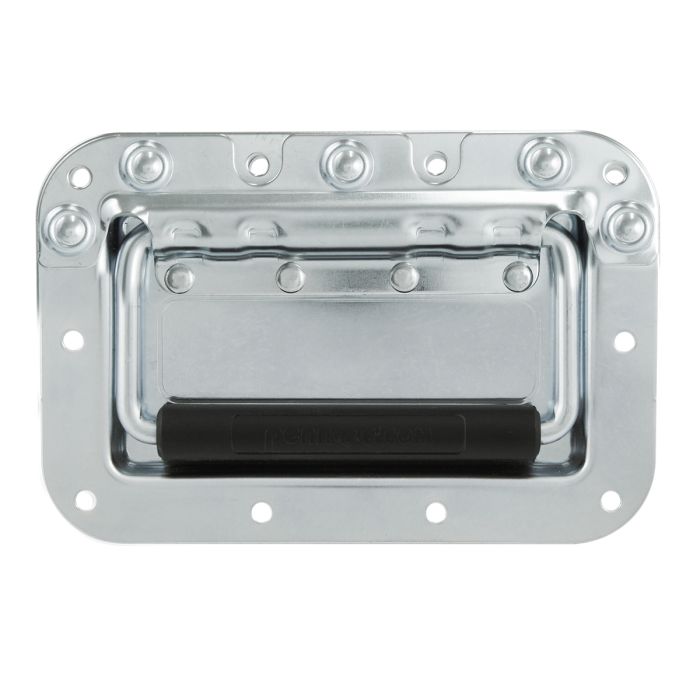Medium Zinc Recessed Handle with Rivet Protection | Penn Elcom