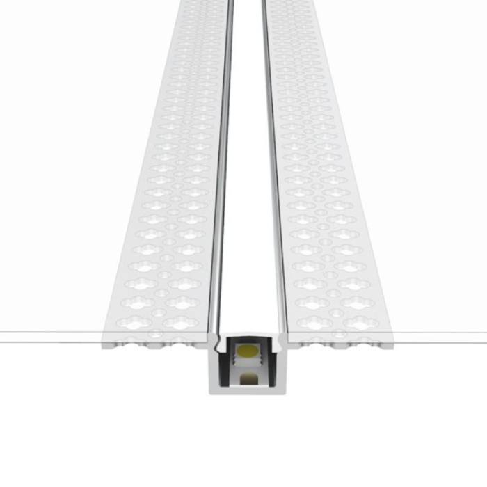 2m 55x15mm Plaster in Profile for Straight Runs