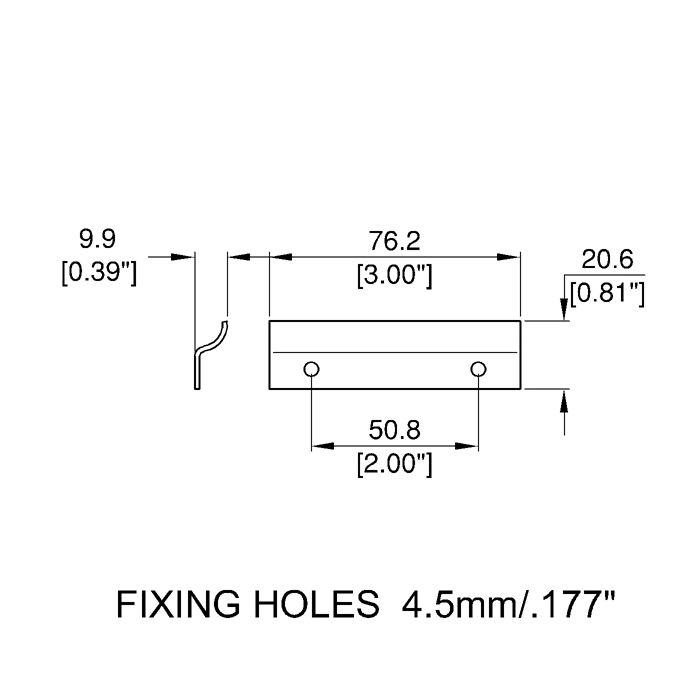Large Zinc Hinge Stop | Penn Elcom Large Zinc Hinge Stop | Penn Elcom