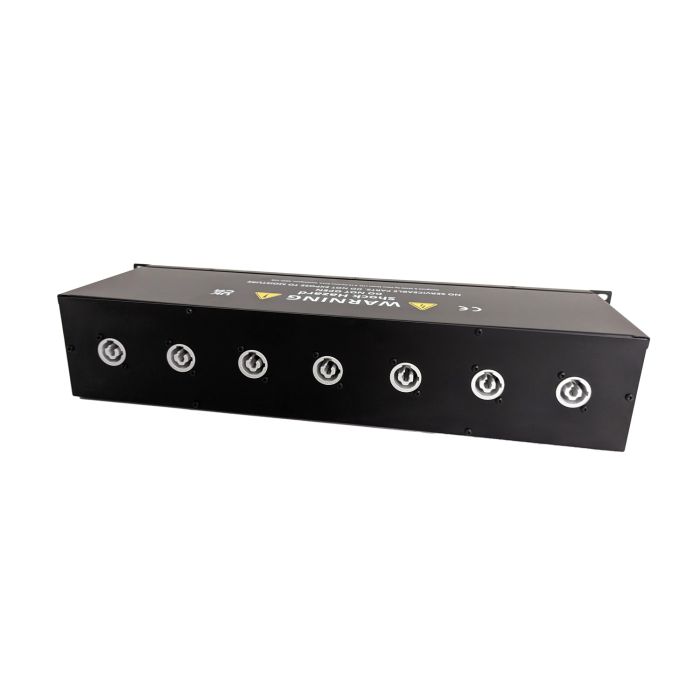 2U 16amp Rack Mount PDU with Power Monitor Pair of C-FORM Sockets