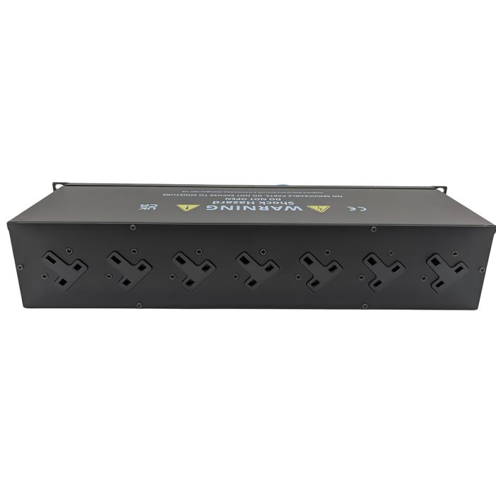 2U 32 Amp AC Rack Mount PDU with 8 x UK Sockets | Penn Elcom