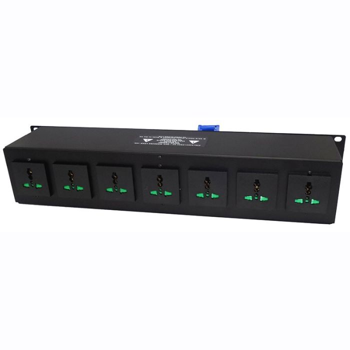 2U 16amp Rack Mount PDU with Power Monitor Pair of C-FORM Sockets