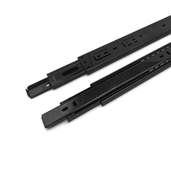 Black Drawer Slides - 45mm Wide - 450mm Long