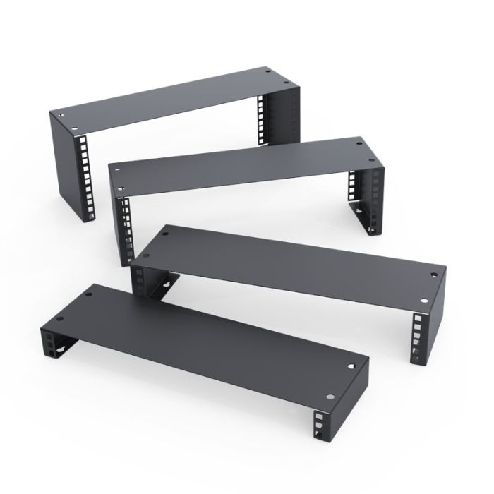 Penn ELCOM ラック 2U 2U Black Perforated Flanged Rack Panel | Penn Elcom