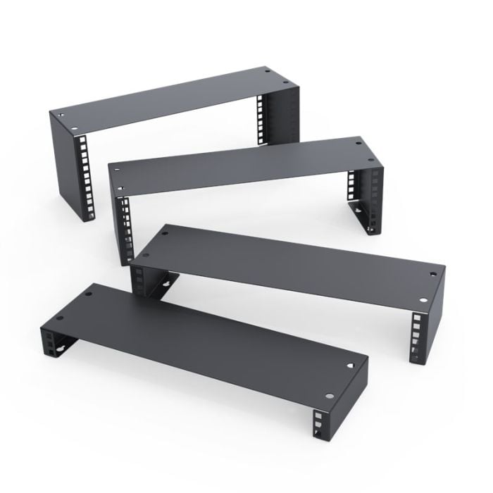 4U Rack Mount Bracket with Square Hole Rails | Penn Elcom