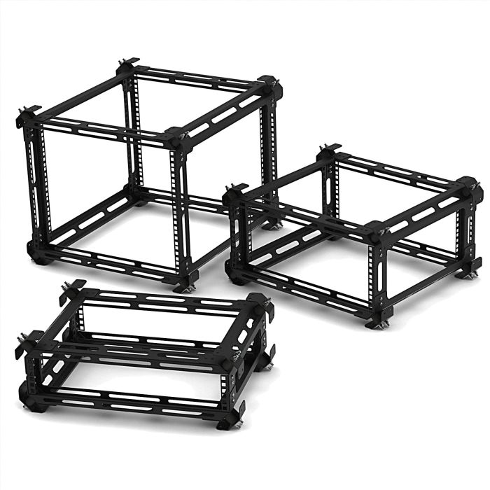 2U Lightweight Shock Mount Rack System - 510mm Deep | Penn Elcom