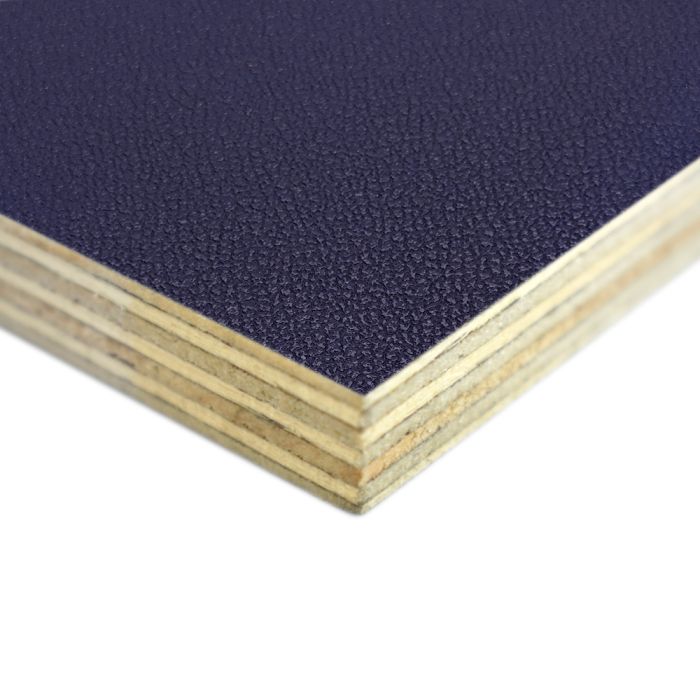 9mm High Quality Birch Wood Panels with Night Blue Textured PVC ...