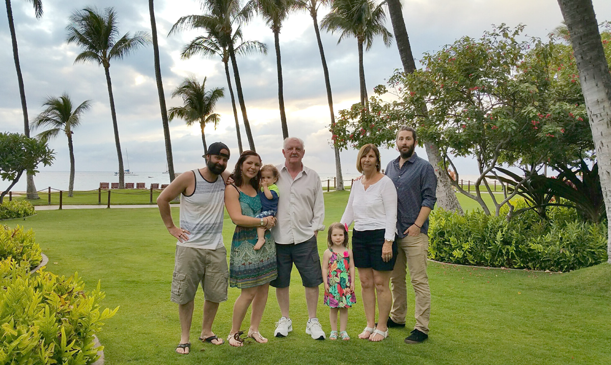 Frank and family.