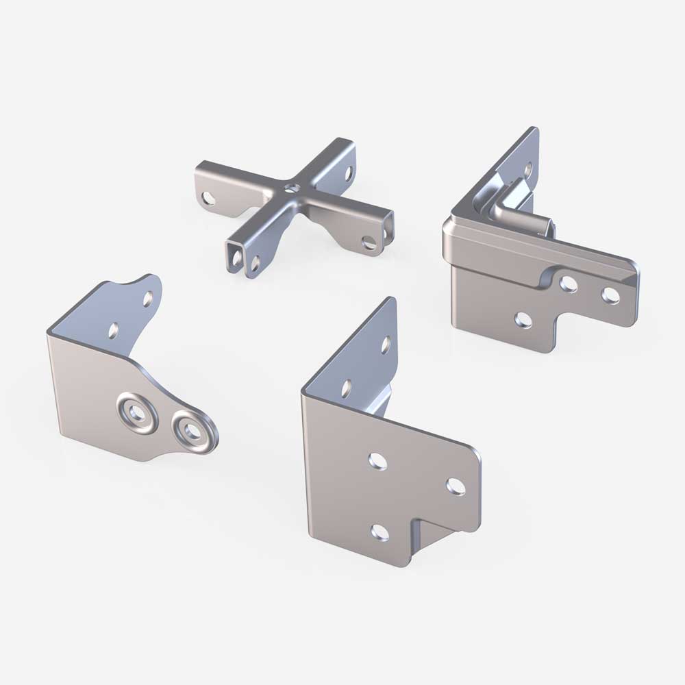 Look at our collection of flight case braces, keeping panels together and reinforced available different shapes and sizes.