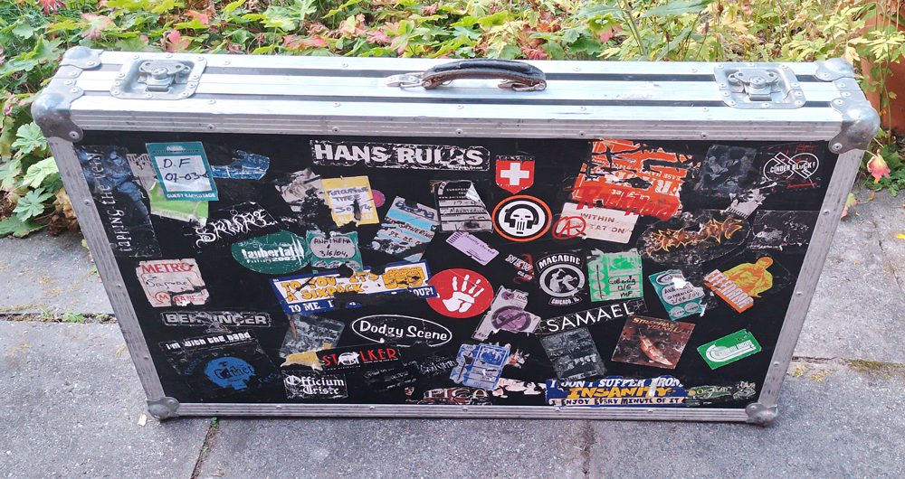 Laura Nagtegaal's well traveled flight case