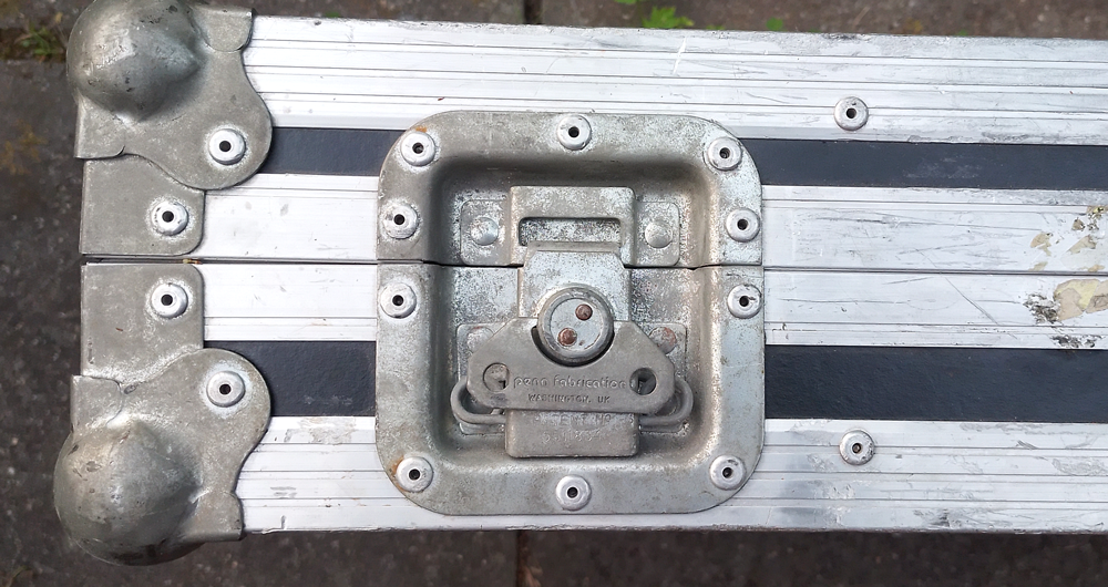 A close up on one of our latches - well used and traditional design