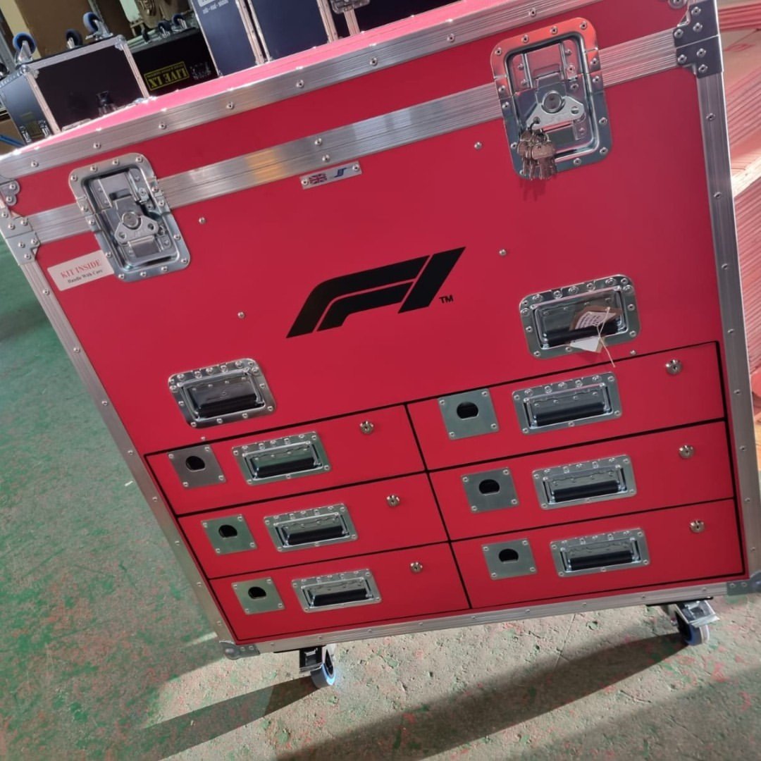 formular one flight case by 5 star cases on instagram