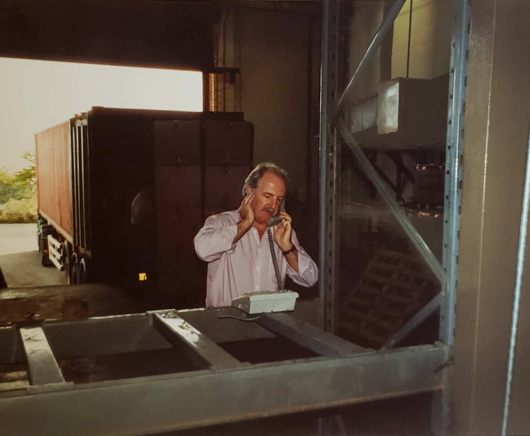 Frank on phone