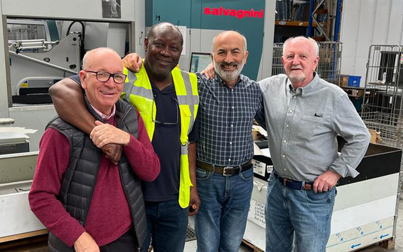 Personal de larga trayectoria con Roger Willems: Noel, Riad y Frank