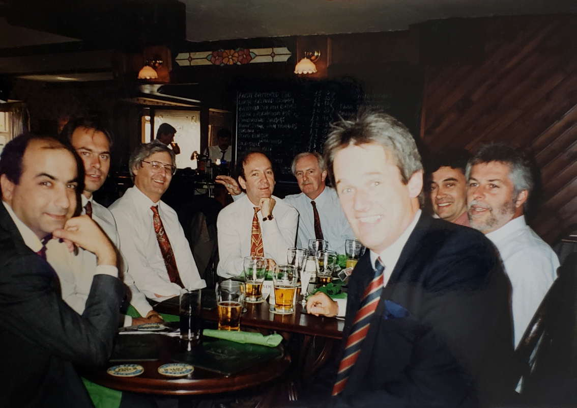Riad, Phil, Rod, Roger, Frank, Mark, Gary and Cameron