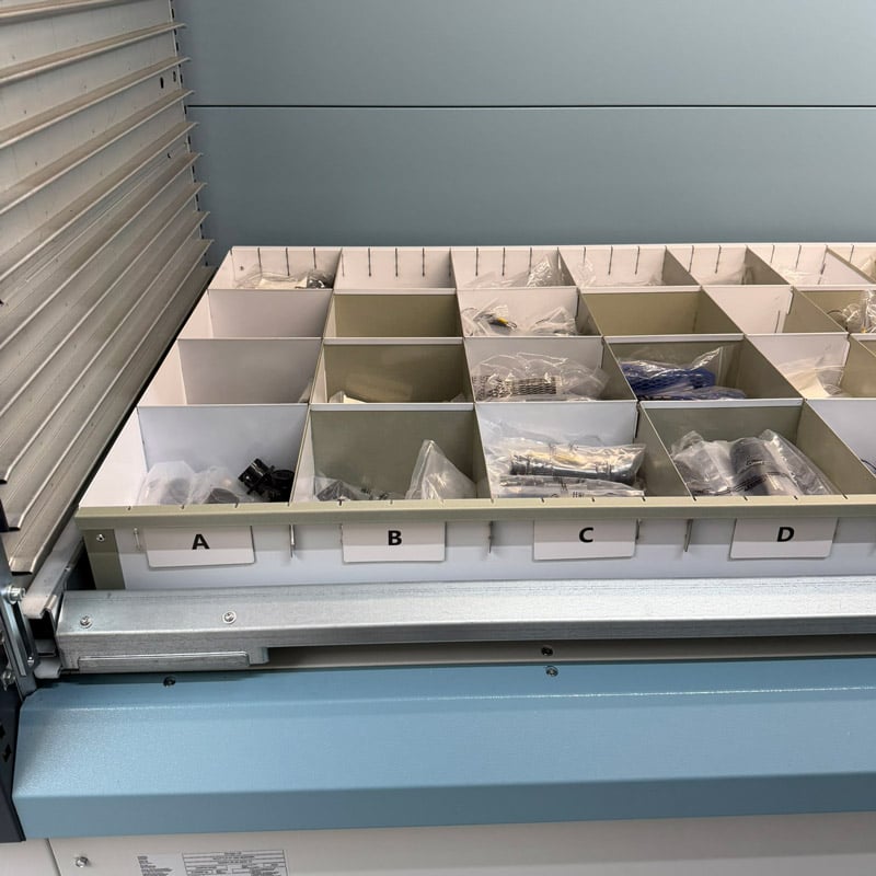 MDK Tray System in Kardex machine