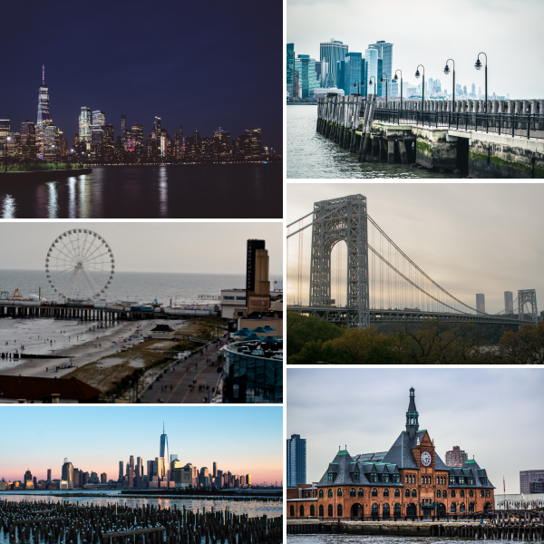 The different sights in New Jersey