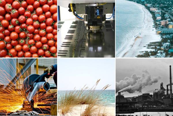 Assortment of imagery representing New Jersey