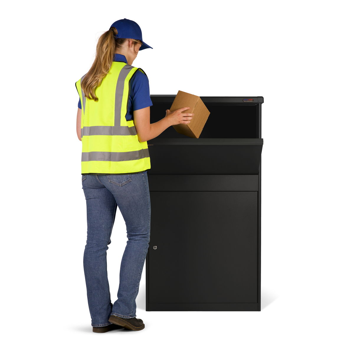 package drop box and parcel delivery courier box