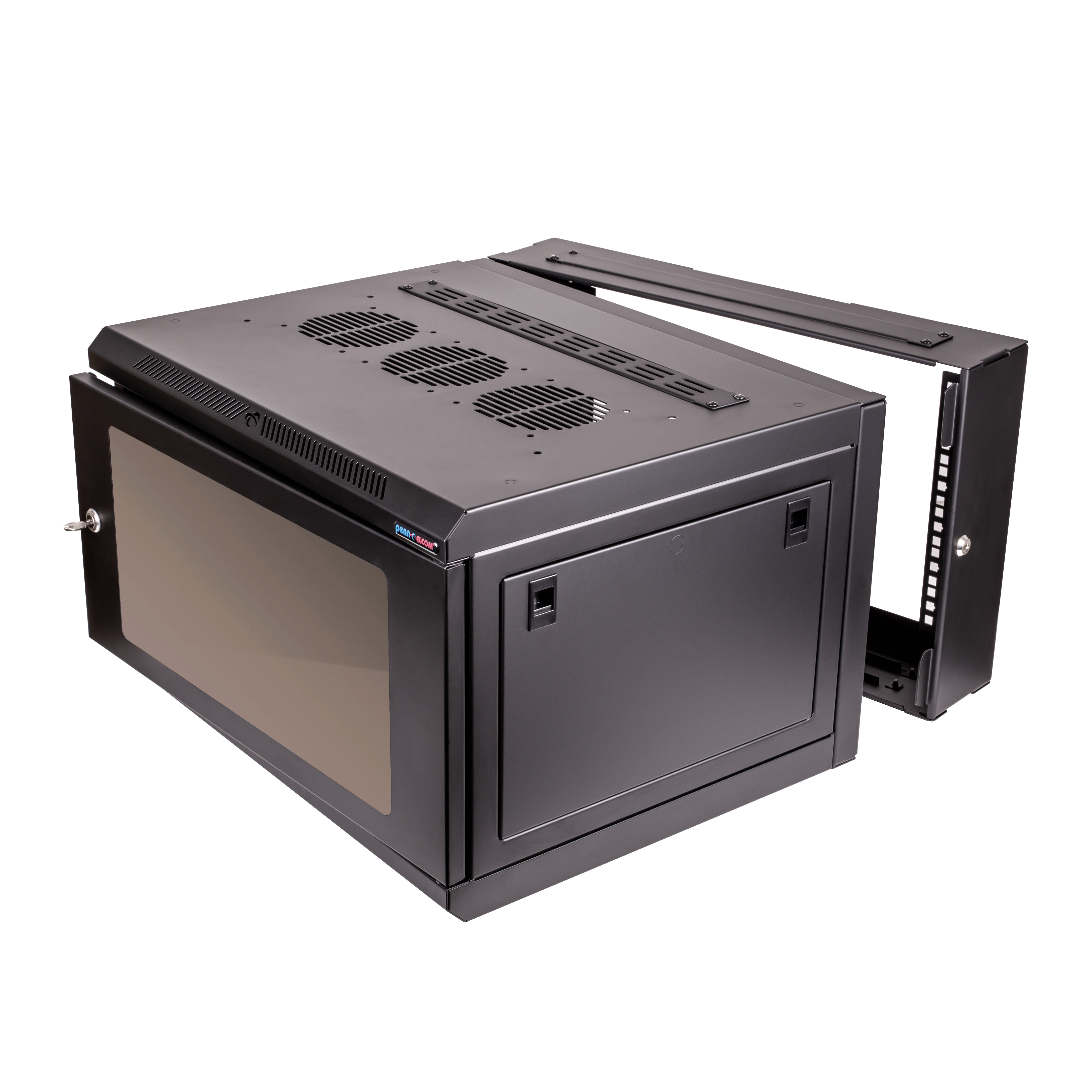 R6400-RHF open with the back view from the enclosure