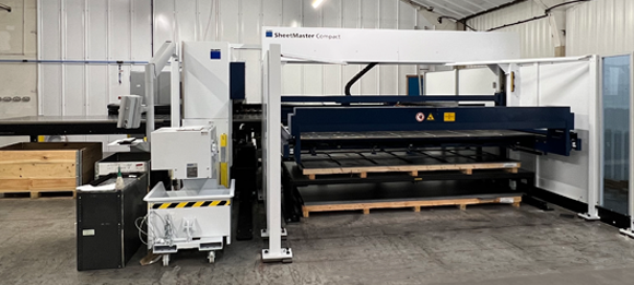 Sheetmaster machine in full swing.