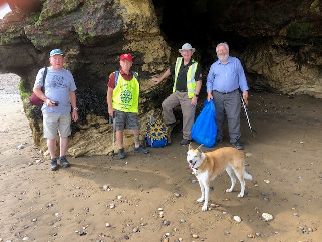 Graham and friends on a coastal walk