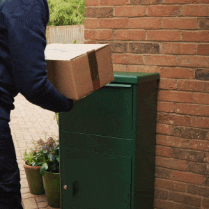 Anti theft parcel boxes