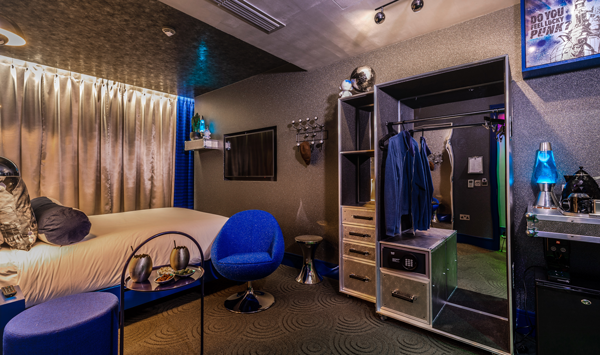 Another room that successfully uses our flight case accessories to build a new experience